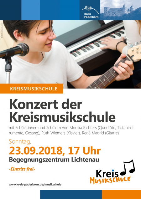 Konzert der Kreismusikschule Paderborn am Sonntag, den  23. September, um 17 Uhr in der Begegnungsstätte Lichtenau. (Foto: © istock.com - prudkov)